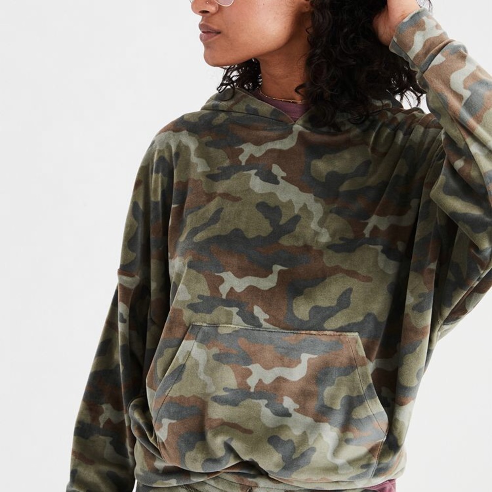 American Eagle Camo Cozy Hoodie